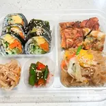 キンパ＆チヂミ弁当（キンパ専門店エブリ）