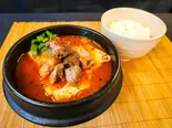 【美容×ヘルシー】黒毛和牛すじスンドゥブ定食  Beauty Boost Black Wagyu Beef Tendon Sundubu Set Meal（神戸長田牛すじ専門店 すじ福）