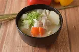 自慢の豚汁(ハラミとローストビーフとご飯 長居店)