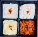 KARISIK MEZE  (カルシュック メゼ 前菜の盛り合わせ4種類) ( HALAL) トルコ料理（トルコ料理ボスボラスハサン新宿店）