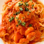 小海老のトマトクリームパスタ(TAK CAFE)