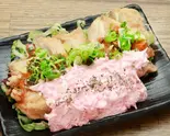 揚げ鶏(紅タルタル&南蛮ダレ)(居酒屋わんちゃん)