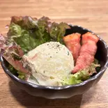 ゴロっとベーコンのポテトサラダ(居酒屋わんちゃん)