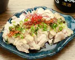 よだれ鶏(さっぱり薬味ダレ)(居酒屋わんちゃん)
