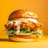 コチュマヨチキンバーガー Jalapeño Mayonnaise（韓国チキンバーガー専門店 Ghost S.B 住吉店）