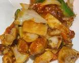 鶏肉ピリ辛炒め(中華 芳園)