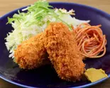 ミックスコロッケ(クリームコロッケ1個+さといも納豆コロッケ1個)（土土土）
