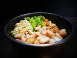 ねぎ塩トントロ丼（焼肉らっぱ屋）