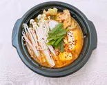 旨辛キムチチゲ鍋（あったか一人鍋 鍋元 本店）