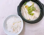 濃厚ごま豆乳鍋(シメのご飯セット)（あったか一人鍋 鍋元 本店）