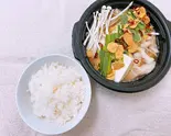 とろとろ牛モツ鍋【醤油】(シメのご飯セット)（あったか一人鍋 鍋元 本店）