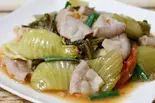 LONG XAO DUA CHUA (腸と高菜漬炒め)(ゴンゴン)
