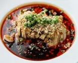 元祖本場四川やみつきよだれ鶏/沸騰麻婆豆腐/spicy boiled chicken(中華料理 浅草橋 川の味)
