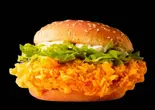 フライドチキンバーガー汉堡（茶々真珠ミルクティー）