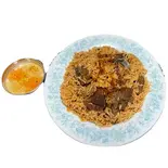 マトンポラオ・ライタセット(Mutton Polao with Raita)（INDIAN HALAL RESTAURANT NEW MAHARAJA）