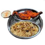 チキンアフガニポラオ・ライタセット(Chicken Afgani Polao with Raita)（INDIAN HALAL RESTAURANT NEW MAHARAJA）