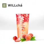 イチゴ桃フルーツティー(草莓桃桃茶)（WILLcha 神戸元町店）