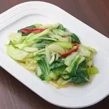青梗菜ニンニク炒め（台湾料理 営業中 福島店）