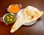 ランチ2種盛りカレーセット Lunch Two Curry Set（インドネパール料理サフロン）