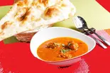 ガーリックナンセット Garlic Naan Curry Set（スターケバブインドカレーハラル専門店）