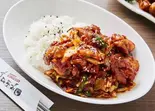 タッカルビ丼 (おかず3品付き)Dak Galbi Rice Bowl（韓国料理 ホンデポチャ 川崎店）