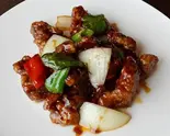 黒酢酢豚Black vinegar sweet and sour pork黑醋古老肉（澤園 JAKUEN）