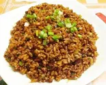 黒炒飯Fried rice with chili oil（澤園 JAKUEN）