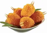 カニ爪揚げ(1個)fried crab claws(1 piece)螃蟹钳（澤園 JAKUEN）