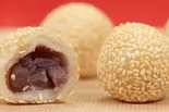 ゴマ団子(4個)Sesame dumplings(Four)芝麻球4入（澤園 JAKUEN）