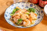 炒蝦仁(海老XO醤炒め) Stir-fried shrimp with XO sauce（円山飯店 神戸三宮店）