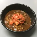 キムチカレー丼ご飯大盛、ルー大盛(ご飯大盛無料 !!!太陽のカレー丼)