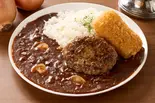【贅沢】デラックスハヤシライス(ハンバーグ＆カニクリームコロッケ) Deluxe Hayashi ,Hamburg Crab Cream Croquette（【洋食屋のオムライス＆ハヤシ】しあわせのグリル亭 津田山店）