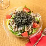 キノコと海苔の和風サラダ（生牡蠣と牡蠣料理専門店オイスターズ）