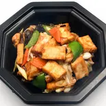 揚げ豆腐と豚肉炒め（中華居酒屋 福錦 新宿御苑前店）
