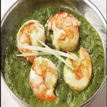 ほうれん草エビカレー Sag Prawn Curry(ゴダワリアジアンレストラン&バー/Godawari)