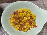 とうもろこしと桜エビ炒め Bắp xào tép ( stir fried shrimp with corn)（ベトナム料理ハノイレストラン川崎）