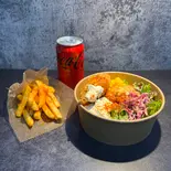 【人気急上昇!】タルタルサーモン・オーバーライス with ハニーマスタードセット(NY MARKET CHICKEN OVERRICE Yokohama Yamate)