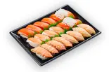 サーモン尽くし5種セット 2人前(20貫)（かっぱ寿司 福岡長丘店）