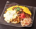 チーズふわとろ玉子牛すじ焼きそば(特大)麺の量340g（神戸焼き麵 たけちゃん【牛すじ焼きそば】 札幌店）