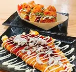 イカ焼きとキムチたこ焼きのセット【キムチ・マヨ】（【大阪名物 揚げたこ焼き・イカ焼き】粉もん屋 清水店）