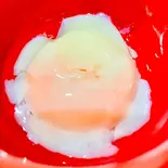 温泉卵(低温調理のステーキ丼屋)
