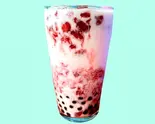 生いちごみるくタピオカ（たいむとりっぷ アテネ・フランセ店）