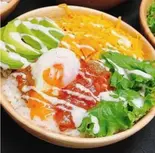 【全部乗せ】ゴロゴロお肉のタコライス(ご飯多め) Chunky Meat  Taco Rice（ゴロゴロお肉の牛タコライスと参鶏湯(サムゲタン) 志村坂上店(カラオケCLUB DAM 志村坂上店)）