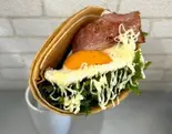 ベーコンたまご Bacon egg salad（タカハシクレープ）