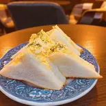 ハムチーズ卵サンド（喫茶 ポノキオ）