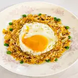韓国風キムチ炒飯（中華料理 渤海飯店）