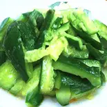 キュウリのニンニク和え（中華料理 旭園）