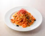 海老とキノコの旨辛トマトソース（Di VERDE 八幡店）