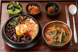 コチュジャンハラミビビンバ定食 Gochujang Harami Bibimbap Set Meal（ハラミステーキ丼＆ビビンバ 「ハラミ市場」 立花店）