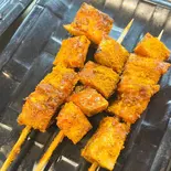 焼き牛ハツモト3本(烤牛心管)（寛窄巷子）